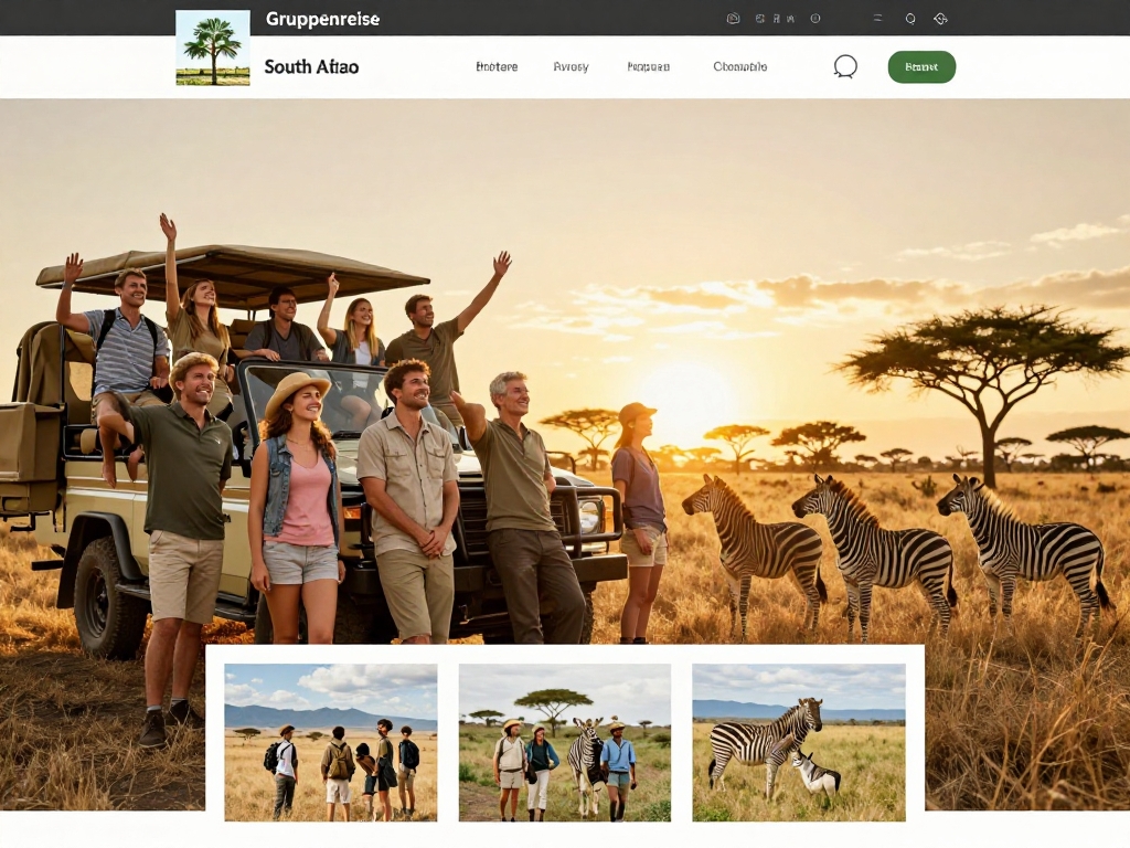 Gruppenreise Safari in Südafrika mit lokalem Guide